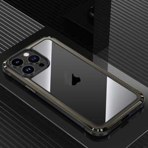 Metal Frame Case for iPhone 14 Plus MagSafe Steel Armor