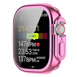 Funda de Silicona Galvanizada Compatible con Apple Watch Ultra 49mm