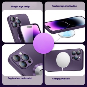 Case Cover for iPhone 14 Plus MagSafe Frosted Glass