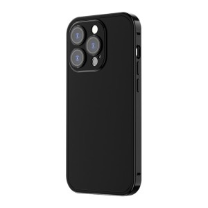 Funda con Marco de Metal y Policarbonato Compatible con iPhone 14 Plus
