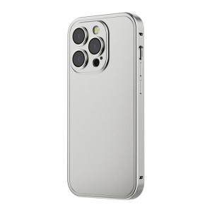 Case Cover with Metal Frame Spring Buckle for iPhone 14 Plus
