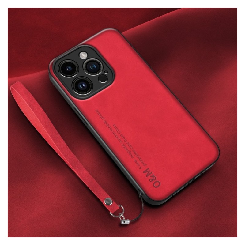 Funda con Correa de Piel Lamba para iPhone 14 Pro Max