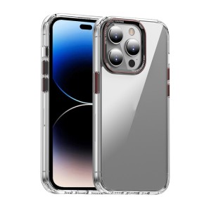 For iPhone 14 Case MG Series Crystal Clear Glass