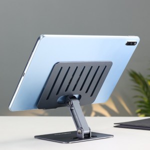 Desktop Folding Aluminum Stand for Small Dynamo Tablet