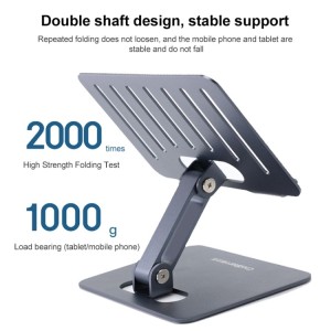 Desktop Folding Aluminum Stand for Small Dynamo Tablet