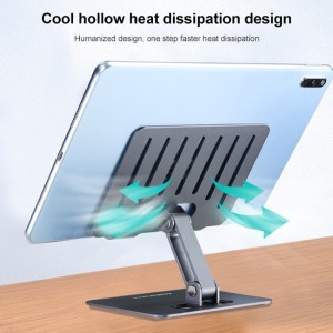 Desktop Folding Aluminum Stand for Small Dynamo Tablet