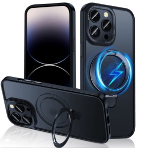 Funda iPhone 14 Pro Max Magsafe de Silicona con Soporte