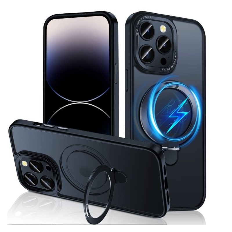 Funda iPhone 14 Pro Magsafe de Silicona con Soporte