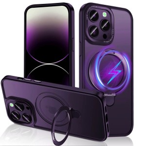 Funda iPhone 14 Magsafe de Silicona con Soporte