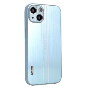 For iPhone 14 Pro Max Phone Case Cover Brushed Metal Texture