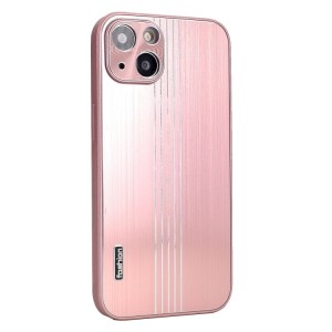 For iPhone 14 Pro Phone Case Cover Brushed Metal Texture