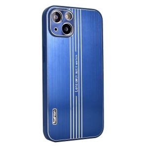 Funda para iPhone 14 Textura Metal Cepillado