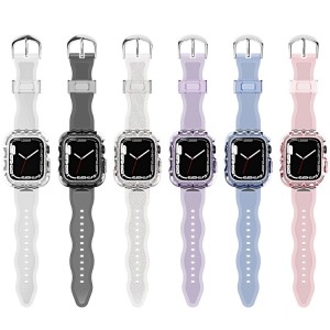Transparent TPU Silicone Strap for Apple Watch 45mm, 44mm and 42mm