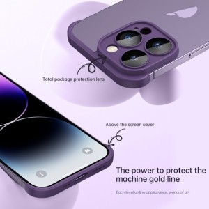 Marco Protector de Silicona 4 Esquinas para iPhone 14 Pro Max