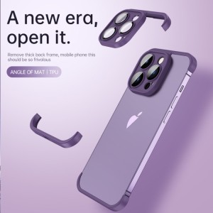 Protective silicone frame with 4 corners for iPhone 14 Pro