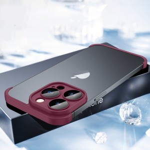 Protective silicone frame with 4 corners for iPhone 14 Plus