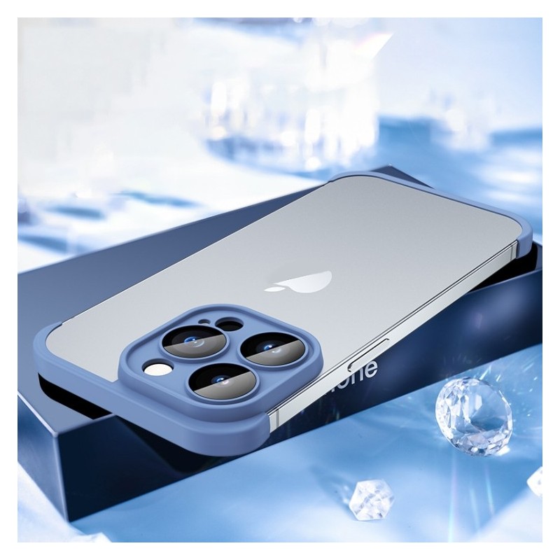Protective silicone frame with 4 corners for iPhone 14 Plus