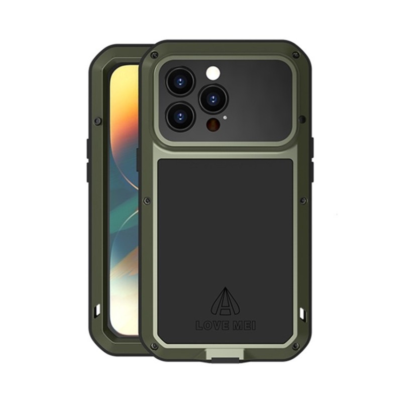 Funda Metalica Carcasa para iPhone 14 Pro Impermeable