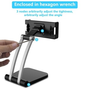 360 Degree Rotating Desktop Stand for Mobile or Tablet