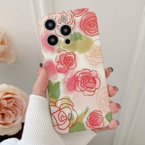 For iPhone 14 Flowers Case