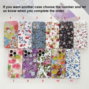 Funda iPhone 14 Flores
