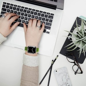 Magnetic Silicone Smart Strap Band for Apple Watch Ultra 49mm