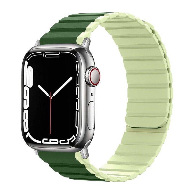 Magnetic Silicone Smart Strap Band for Apple Watch Ultra 49mm