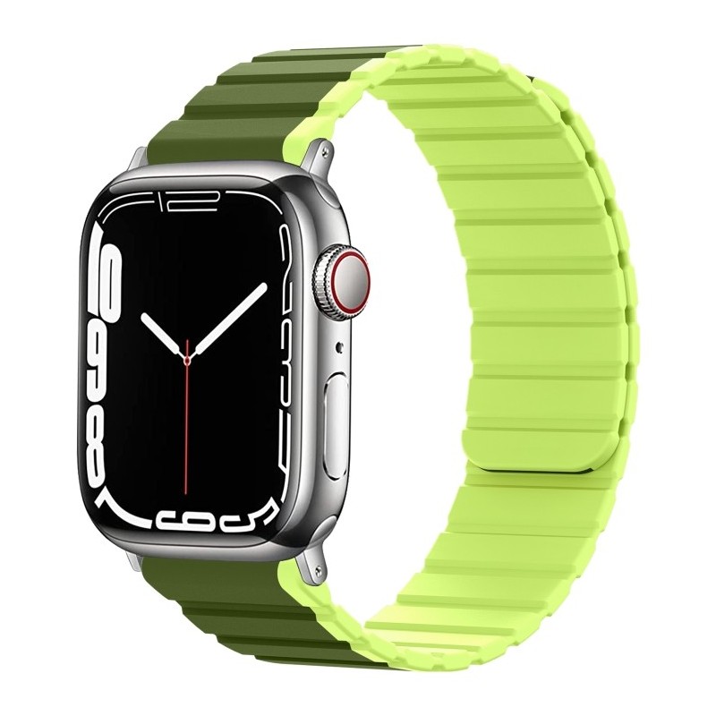 Magnetic Silicone Smart Strap Band for Apple Watch Ultra 49mm