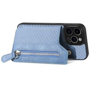 Funda Billetera para iPhone 14 Pro Max de Fibra de Carbono