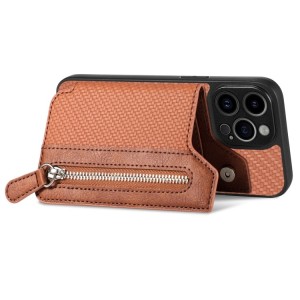 Funda Billetera para iPhone 14 Pro de Fibra de Carbono