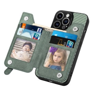 Carbon Fiber Horizontal Flip Zipper Wallet for iPhone 14 Plus