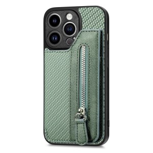 Funda Billetera para iPhone 14 de Fibra de Carbono