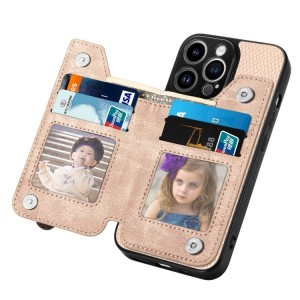 Carbon Fiber Horizontal Flip Zipper Wallet for iPhone 14