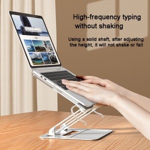 Soporte de Aluminio de Escritorio Elevable para Tablet