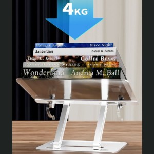 Soporte de Aluminio de Escritorio Elevable para Tablet