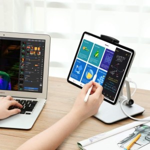 Soporte Escritorio Giratorio 360 Grados para Móvil Tablet