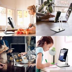 Soporte Escritorio Giratorio 360 Grados para Móvil Tablet