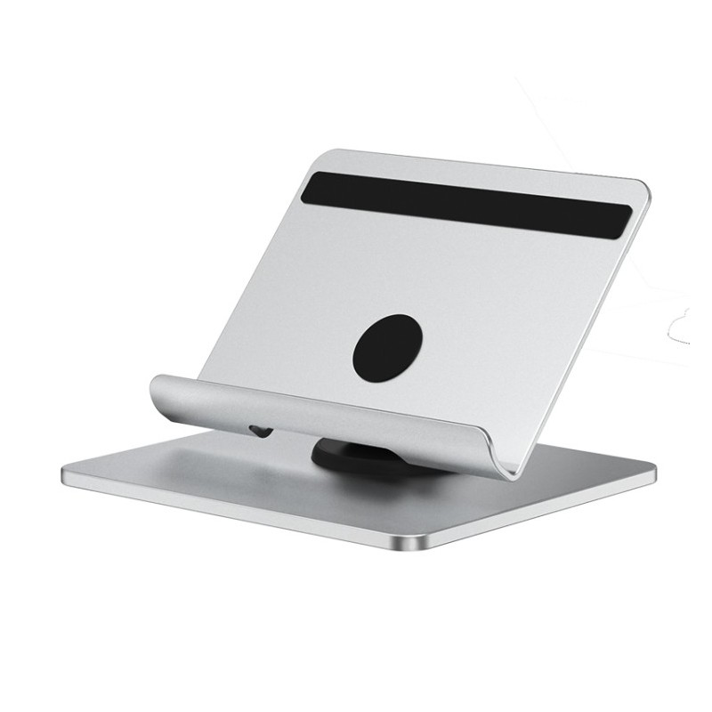 Soporte de Aluminio Giratorio de Escritorio para Tablet Móvil