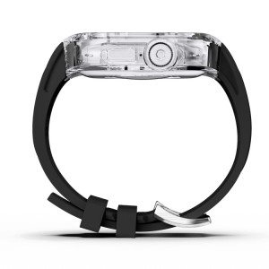 For Apple Watch Ultra 49mm Fluorine Rubber Clear Armor Case