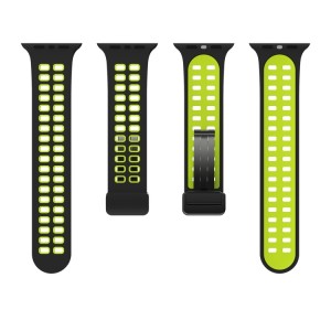 Correa para Apple Watch 8 7 45mm de Silicona con Agujeros Cuadrados y Cierre Magnético
