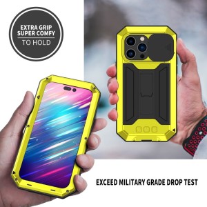 Funda Impermeable Metalica para iPhone 14 Pro Max