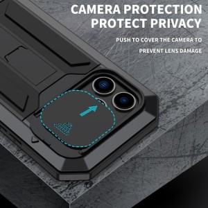Funda Impermeable Metalica para iPhone 14 Pro