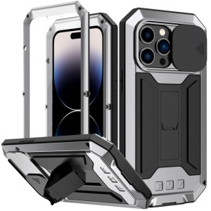 Metallic Waterproof Case Cover for iPhone 14 Plus
