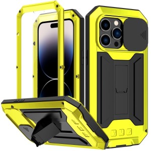 Metallic Waterproof Case Cover for iPhone 14
