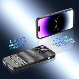 iPhone 14 Pro Wavy Magsafe Case with Lens Film