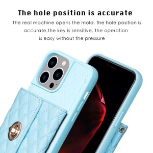 Funda iPhone 14 Pro Mujer de Cuero y Billetera