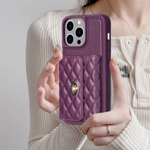 Funda iPhone 14 Pro Mujer de Cuero y Billetera