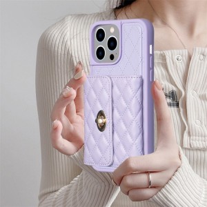 Funda iPhone 14 Pro Mujer de Cuero y Billetera
