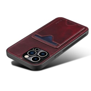 Genuine Leather Case with Card Slot for iPhone 14 Plus