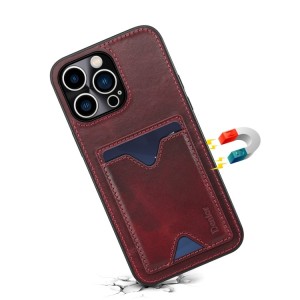 Genuine Leather Case with Card Slot for iPhone 14 Plus